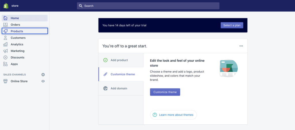 1 1 How to List Your First Product on Shopify 1
