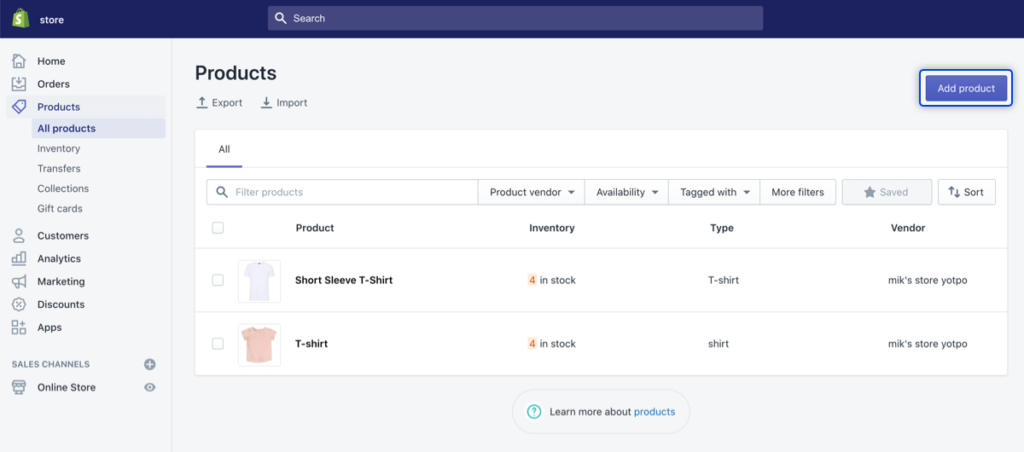 2 1 How to List Your First Product on Shopify 3