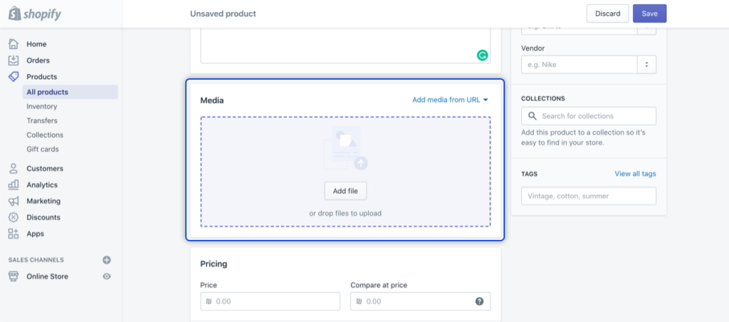 4 1 How to List Your First Product on Shopify 7