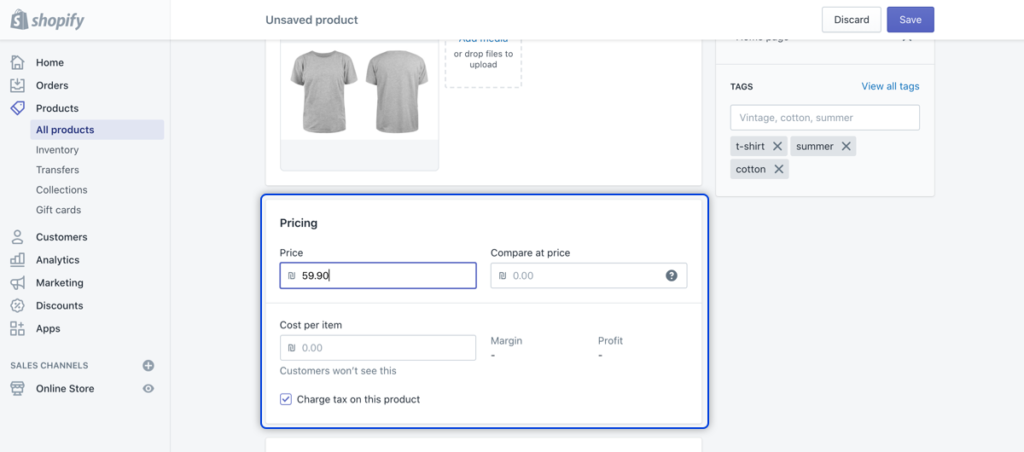 7 How to List Your First Product on Shopify 11